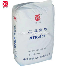 Polvo de dióxido de titanio NTR 606